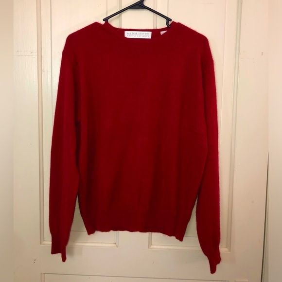 Valerie Stevens Sweaters - Vintage Valerie Stevens 2 Ply Cashmere Long Sleeve Sweater Red Size Large